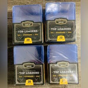 Cardboard Gold Cards Top Loaders